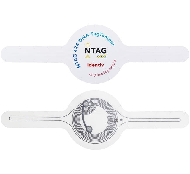Printed NXP NTAG 424 DNA Tamper Detection Tag (5 pack)